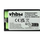 VHBW Drahtloser Kopfhörer Akku BA2015, BA-2015 - 1500 mAh 2,4 V NiMH