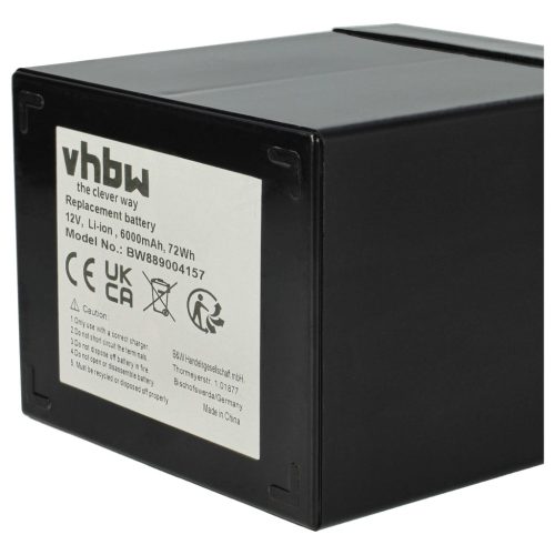 VHBW Akku Hecht, Wolf Garten, LD Systems, The Box - 6 Ah 12 V AGM