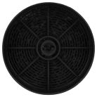 VHBW Activated Carbon Filter AEG 902979880, ECFB03, 33005513 - 12.4 cm