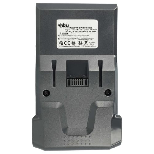 VHBW Staubsauger Akku Hoover B012, 35602208 - 2000 mAh 12,6 V Li-Ion