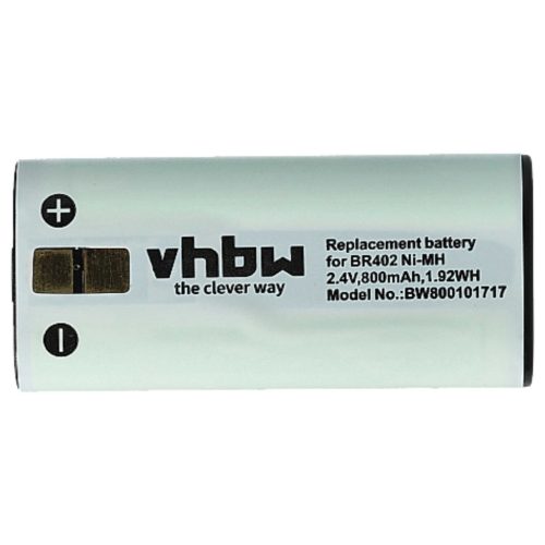VHBW Diktiergerät Akku Olympus BR403, BR402 - 800 mAh 2,4 V NiMH