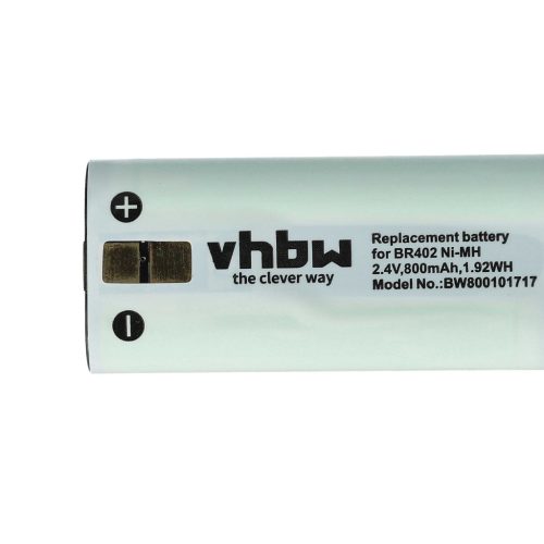 VHBW Dictaphone Battery Olympus BR403, BR402 - 800 mAh 2.4 V NiMH