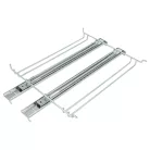 VHBW Teleskop-Schienenpaar Gorenje 640248, AC103 - 2 Schienenpaare