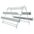 VHBW Teleskop-Schienenpaar Gorenje 640248, AC103 - 2 Schienenpaare