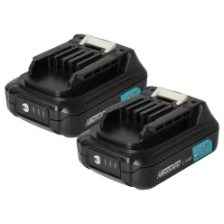   2x Battery replaces Makita 197396-9, 197402-0, 197390-1, 197394-3 Electric Power Tool - 1500 mAh, 12 V, Li-Ion