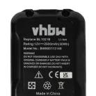 2x Battery replaces Makita 197396-9, 197390-1, 197402, 197394-3 Electric Power Tool - 2500 mAh, 12 V, Li-Ion