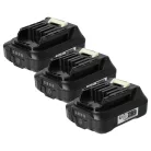 3x Battery replaces Makita 197396-9, 197390-1, 197402, 197394-3 Electric Power Tool - 2500 mAh, 12 V, Li-Ion