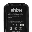 3x Battery replaces Makita 197396-9, 197390-1, 197402, 197394-3 Electric Power Tool - 2500 mAh, 12 V, Li-Ion