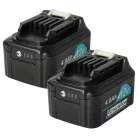 2x Battery replaces Makita 197396-9, 197402-0, 197390-1, 197394-3 Electric Power Tool - 4000 mAh, 12 V, Li-Ion