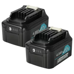   2x Battery replaces Makita 197396-9, 197402-0, 197390-1, 197394-3 Electric Power Tool - 4000 mAh, 12 V, Li-Ion