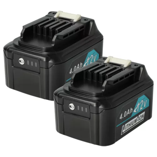 2x Battery replaces Makita 197396-9, 197402-0, 197390-1, 197394-3 Electric Power Tool - 4000 mAh, 12 V, Li-Ion