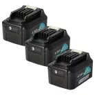 3x Battery replaces Makita 197396-9, 197402-0, 197390-1, 197394-3 Electric Power Tool - 4000 mAh, 12 V, Li-Ion