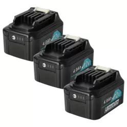   3x Battery replaces Makita 197396-9, 197402-0, 197390-1, 197394-3 Electric Power Tool - 4000 mAh, 12 V, Li-Ion