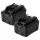 2x Battery replaces Makita 197396-9, 197390-1, 197402, 197394-3 Electric Power Tool - 5000 mAh, 12 V, Li-Ion
