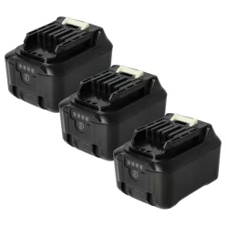   3x Battery replaces Makita 197396-9, 197390-1, 197402, 197394-3 Electric Power Tool - 5000 mAh, 12 V, Li-Ion