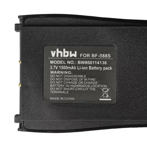 VHBW Radio Battery BL-1 replacement - 1500 mAh 3.7 V Li-Ion