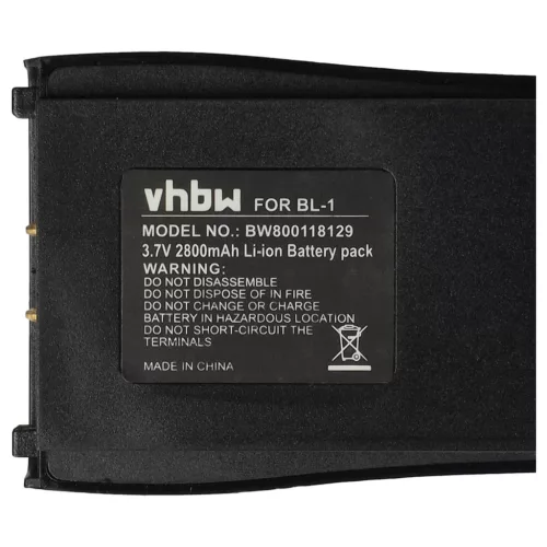 VHBW Radio Akku Baofeng BL-1 Ersatz - 2800 mAh 3,7 V Li-Ion