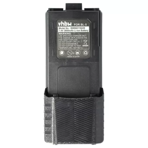 VHBW Radio Battery Baofeng BL-5 - 3800 mAh 7.4 V Li-Ion