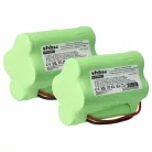 VHBW Radio Akku BP120, BBTY0356001, BP180, BP150, BP250 - 1200 mAh 4,8 V NiMH