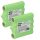VHBW Radio Akku FA-BP, GA-CT, GA-CR, GA-CM, FA-CK - 600 mAh 4,8 V NiMH