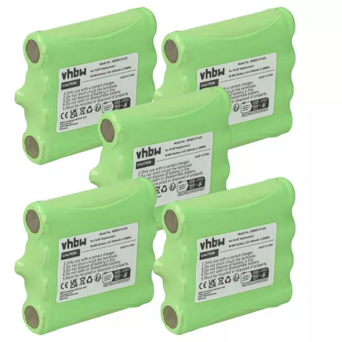 VHBW Radio Akku FA-BP, GA-CT, GA-CR, GA-CM, FA-CK - 600 mAh 4,8 V NiMH