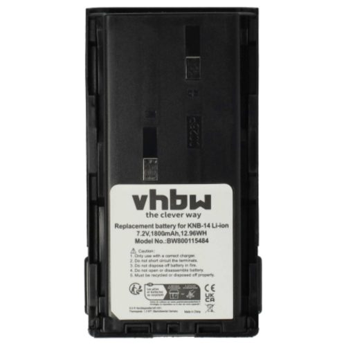 VHBW Radio Akku Bidatong BD-15-L - 1800 mAh 7,4 V Li-Ion