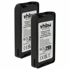   VHBW Radio Akku KNB-24LX, KNB-24, KNB-24Li, KNB-25A, KNB-25, KNB-24L - 2000 mAh 7,4 V Li-Ion