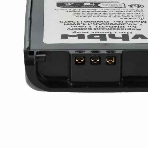 VHBW Radio Akku KNB-24LX, KNB-24, KNB-24Li, KNB-25A, KNB-25, KNB-24L - 2000 mAh 7,4 V Li-Ion