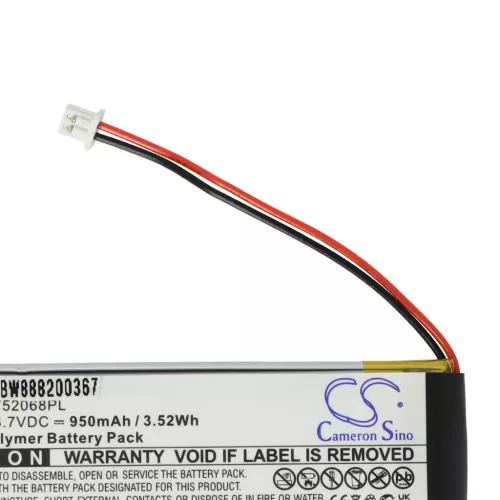 VHBW Kabellose Kopfhörer Akku Midland 752068PL - 950 mAh 3,7 V Li-Polymer