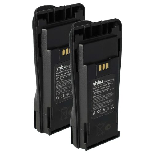 VHBW Radio Akku Motorola CP040, CP200d, DP1400 - 1800 mAh 7,2 V NiMH