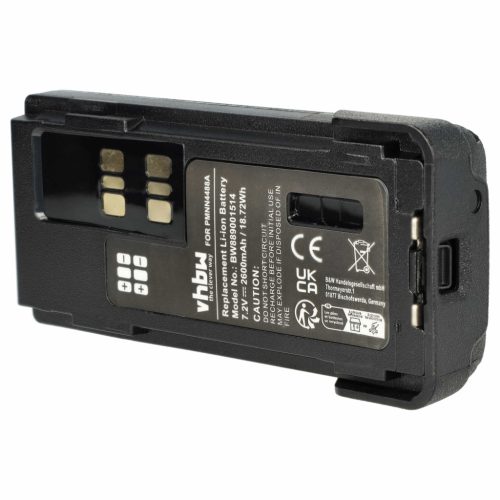 VHBW Radio Akku PMNN4416, PMNN4415AR, PMNN4415, PMNN441 - 2600 mAh 7,4 V Li-Ion