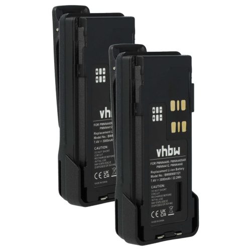 VHBW Radio Akku PMNN4406, PMNN4406BR, PMNN4409 - 3000 mAh 7,4 V Li-Ion