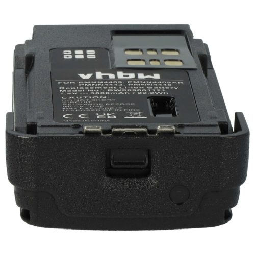 VHBW Radio Akku PMNN4406, PMNN4406BR, PMNN4409 - 3000 mAh 7,4 V Li-Ion