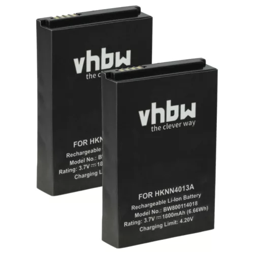 VHBW Radio Akku BT90, HKNN4013A, HKLN4440B, BT110, BT60, HKNN4013B - 1800 mAh 3,7 V Li-Ion