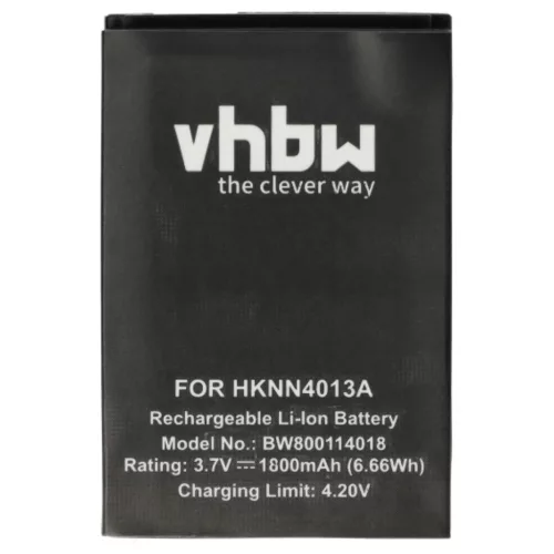 VHBW Radio Akku BT90, HKNN4013A, HKLN4440B, BT110, BT60, HKNN4013B - 1800 mAh 3,7 V Li-Ion