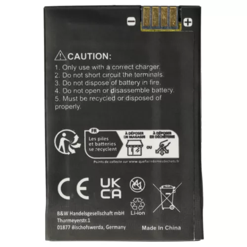 VHBW Radio Akku BT90, HKNN4013A, HKLN4440B, BT110, BT60, HKNN4013B - 1800 mAh 3,7 V Li-Ion