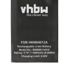 VHBW Radio Akku BT90, HKNN4013A, HKLN4440B, BT110, BT60, HKNN4013B - 1800 mAh 3,7 V Li-Ion
