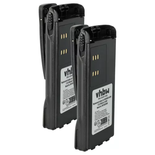 VHBW Radio Battery HMNN4151, HMNN4154, HMNN4158, HMNN4159 - 1500 mAh 7.2 V NiMH