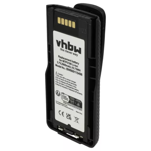 VHBW Radio Battery NNTN8020B, NNTN8020AC, NNTN8020A, NNTN8020 - 2900 mAh 3.7 V Li-Ion