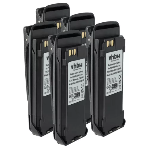VHBW Radio Battery NNTN4066, PMNN4065, NNTN4077, NNTN4103 - 1800 mAh 7.4 V Li-Ion
