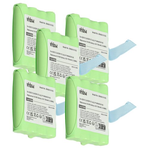 VHBW Rádió Akkumulátor KEBT072A, BATT4R, BATT-4R, KEBT-072-A - 700 mAh 4,8 V NiMH