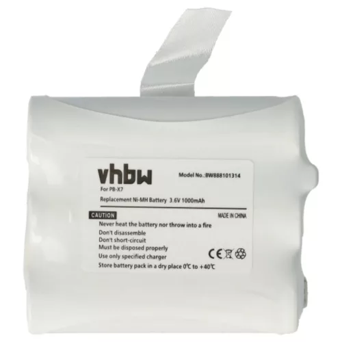 VHBW Radio Akku PB-X7 - 1000 mAh 3,6 V NiMH