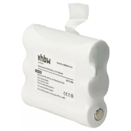 VHBW Radio Akku PB-X7 - 1000 mAh 3,6 V NiMH
