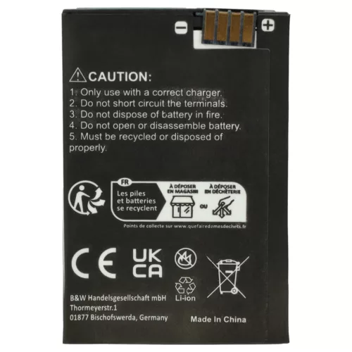 VHBW Radio Akku BT90, BT110, HKLN4440B - 2000 mAh 3,7 V Li-Polymer