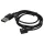 VHBW USB Charging Cable 2.5 mm Audio Jack - for Suunto Wing Headphones, Black