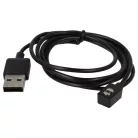 VHBW USB Charging Cable 2.5 mm Audio Jack - for Suunto Wing Headphones, Black