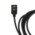 VHBW USB Charging Cable 2.5 mm Audio Jack - for Suunto Wing Headphones, Black