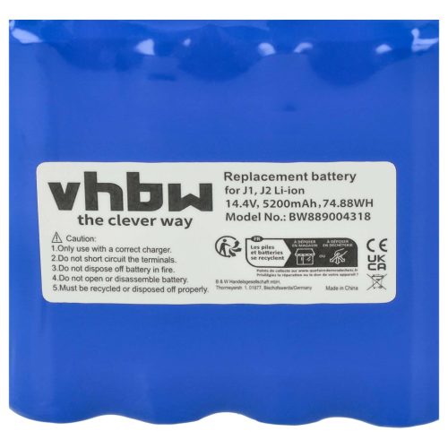 VHBW Akkumulátor Narwal C392-B-4S2P, XNY4S2PB, C392-C1-4S2P, C392-C2-4S2P - 5200 mAh 14,4 V Li-Ion