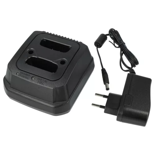 VHBW Doppel-Ladegerät und Netzadapter für Motorola PS000469A02, NNTN7558A - 15 V, 0,8 A