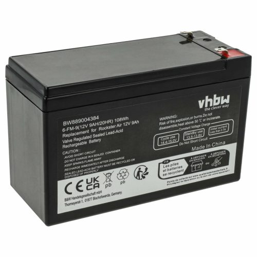 VHBW UPS Akku UP-VW1245P1, UP-RW1245P1 - 9000 mAh 12 V AGM